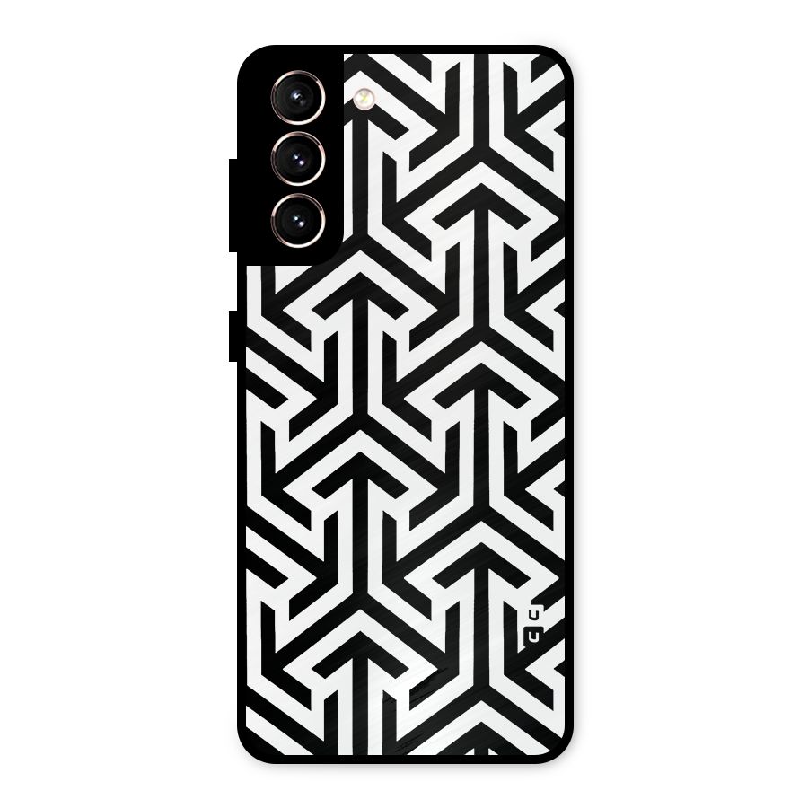 Abstract Triple Arrows Metal Back Case for Galaxy S21 5G