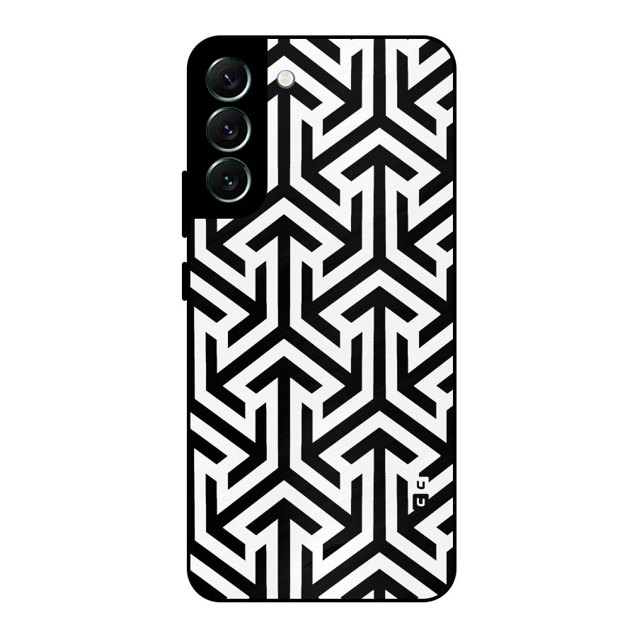 Abstract Triple Arrows Metal Back Case for Galaxy S22 Plus 5G