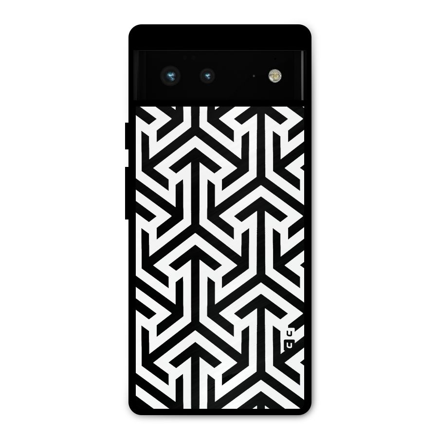 Abstract Triple Arrows Metal Back Case for Google Pixel 6