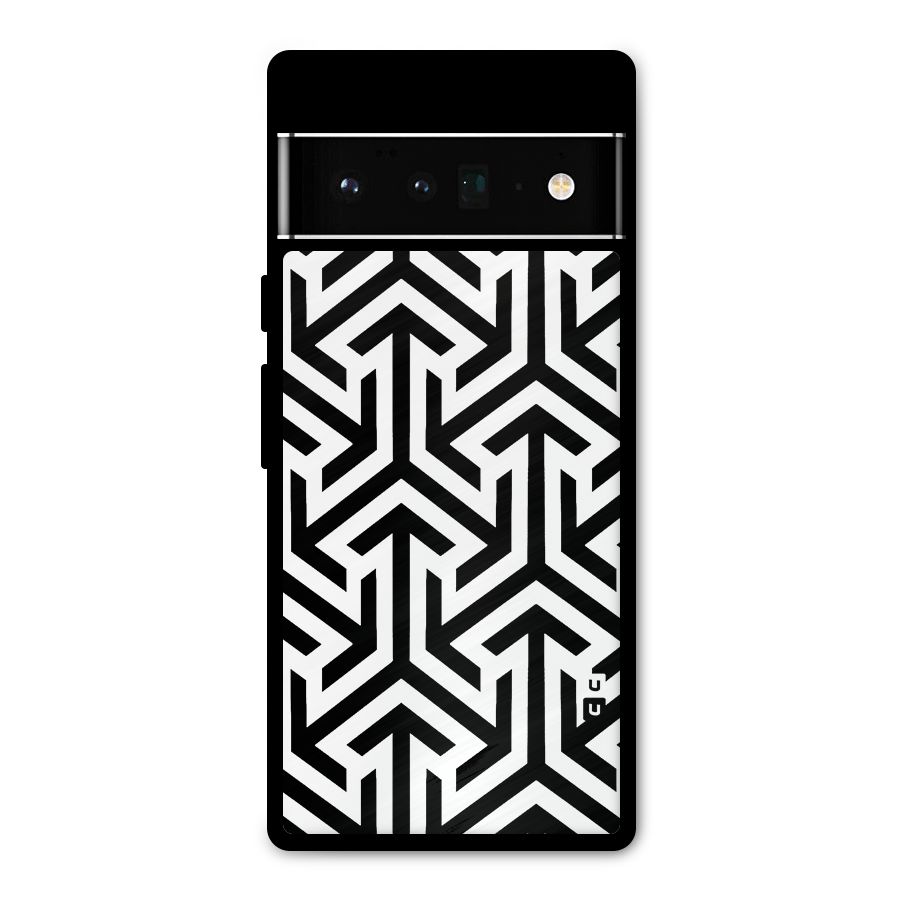 Abstract Triple Arrows Metal Back Case for Google Pixel 6 Pro