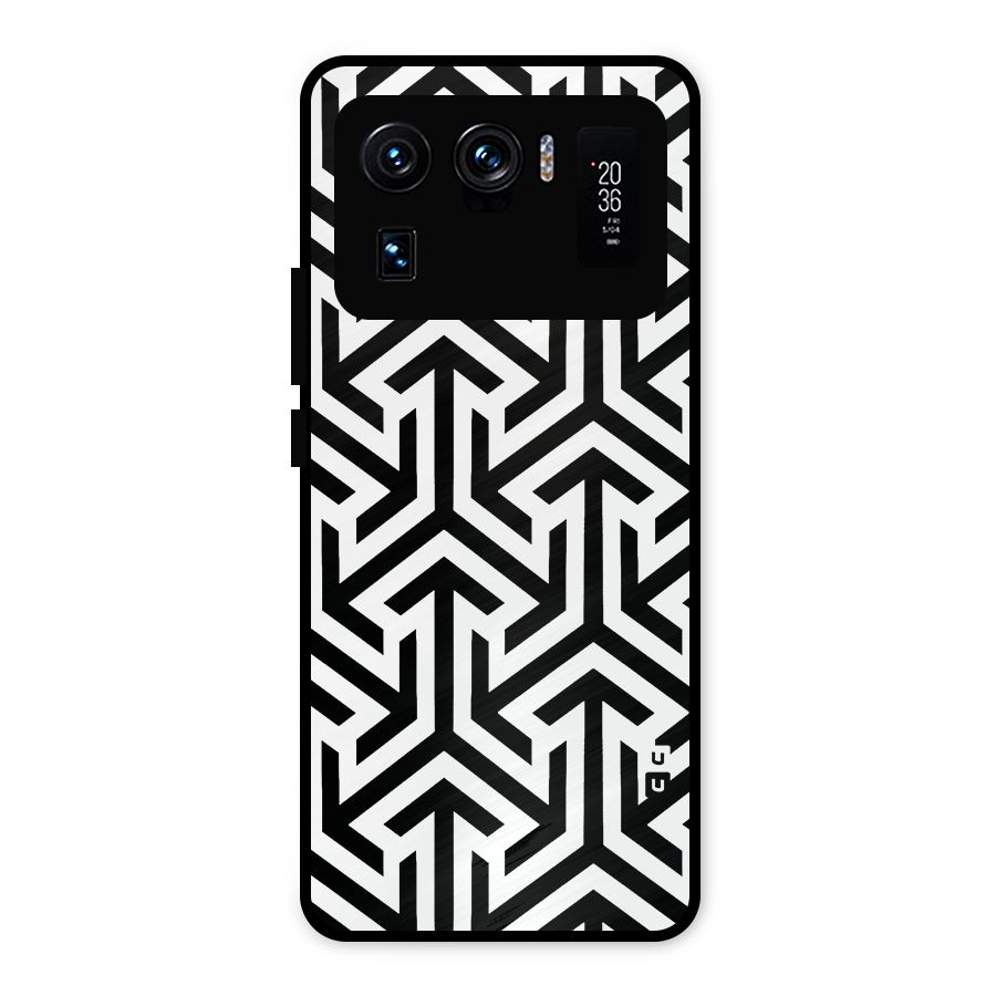 Abstract Triple Arrows Metal Back Case for Mi 11 Ultra