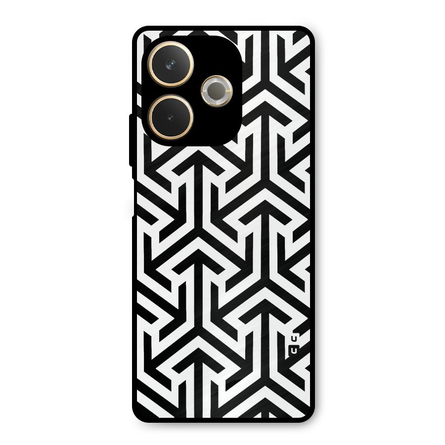 Abstract Triple Arrows Metal Back Case for Oppo A5 Pro