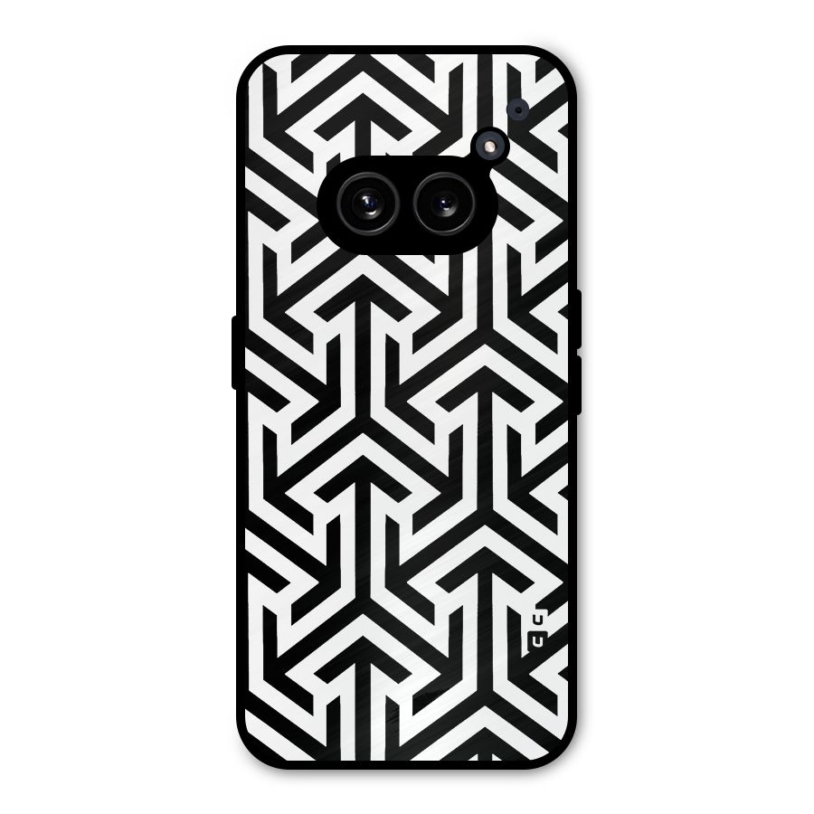 Abstract Triple Arrows Metal Back Case for Nothing Phone 2a