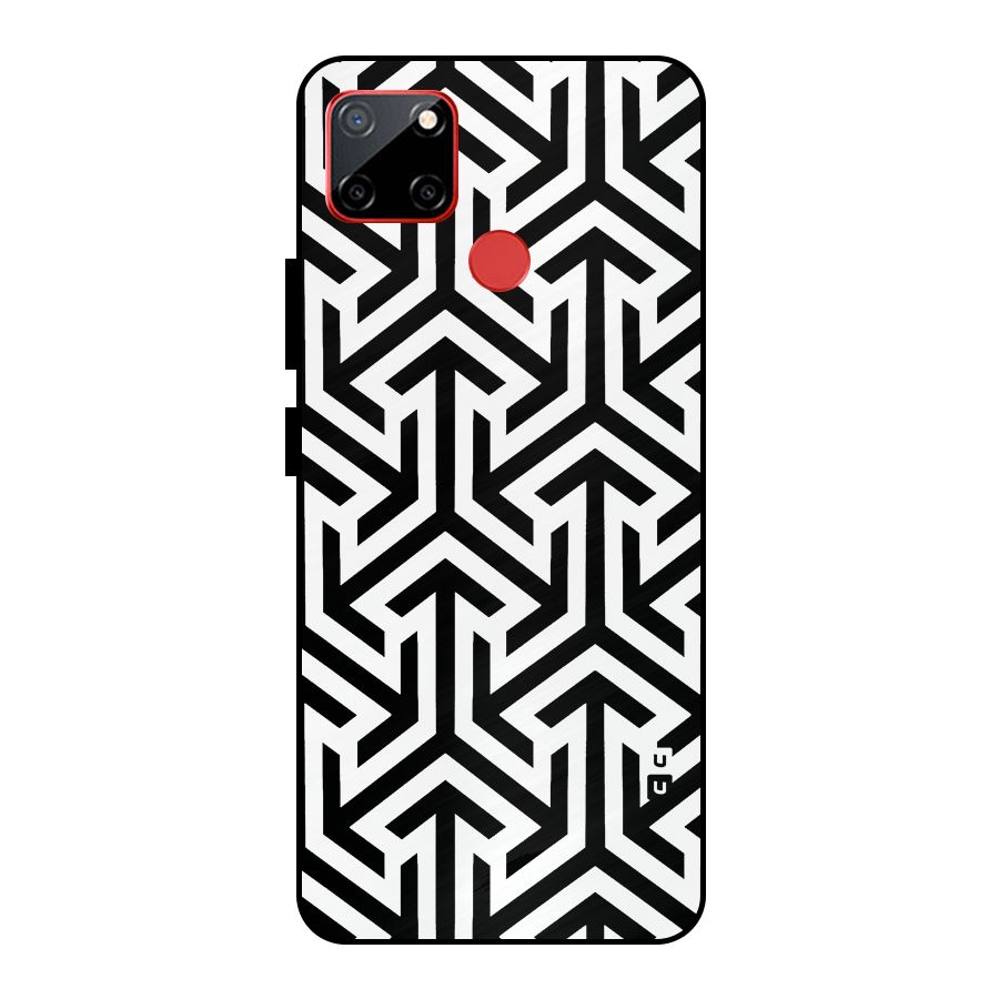 Abstract Triple Arrows Metal Back Case for Realme C12