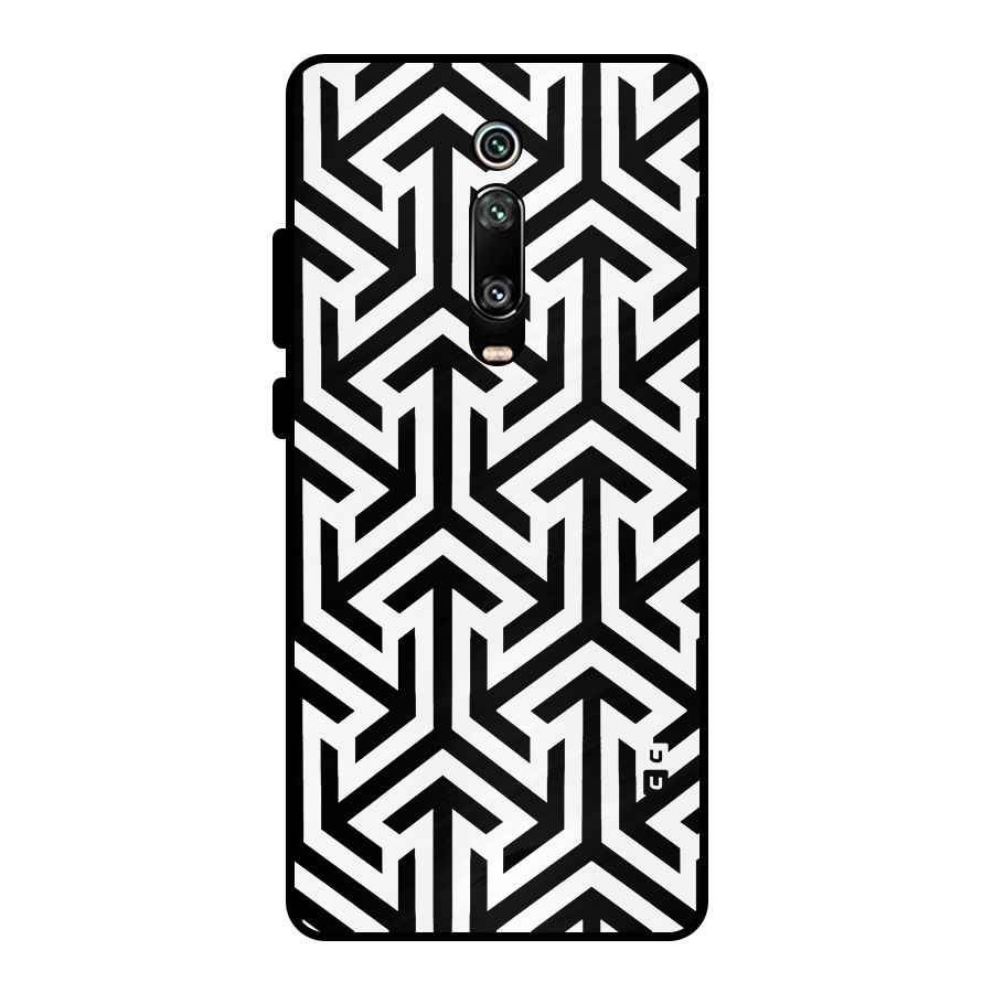 Abstract Triple Arrows Metal Back Case for Redmi K20 Pro