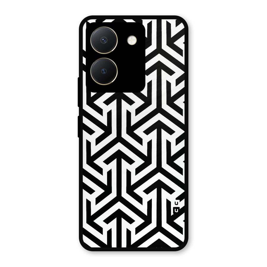 Abstract Triple Arrows Metal Back Case for Vivo Y36