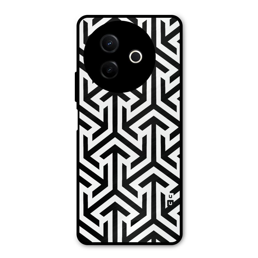 Abstract Triple Arrows Metal Back Case for Vivo Y39