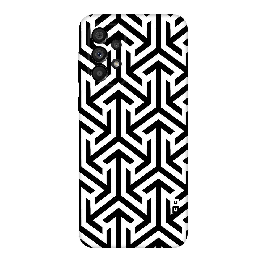 Abstract Triple Arrows Original Polycarbonate Back Case for Galaxy A73 5G