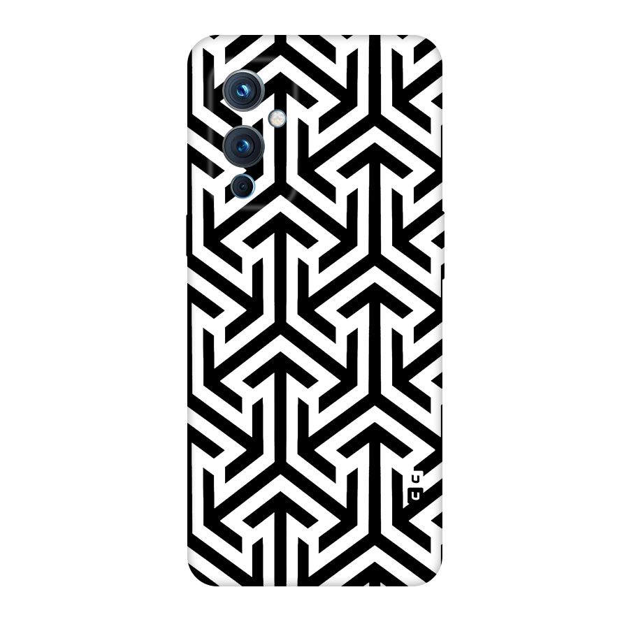 Abstract Triple Arrows Original Polycarbonate Back Case for OnePlus 9
