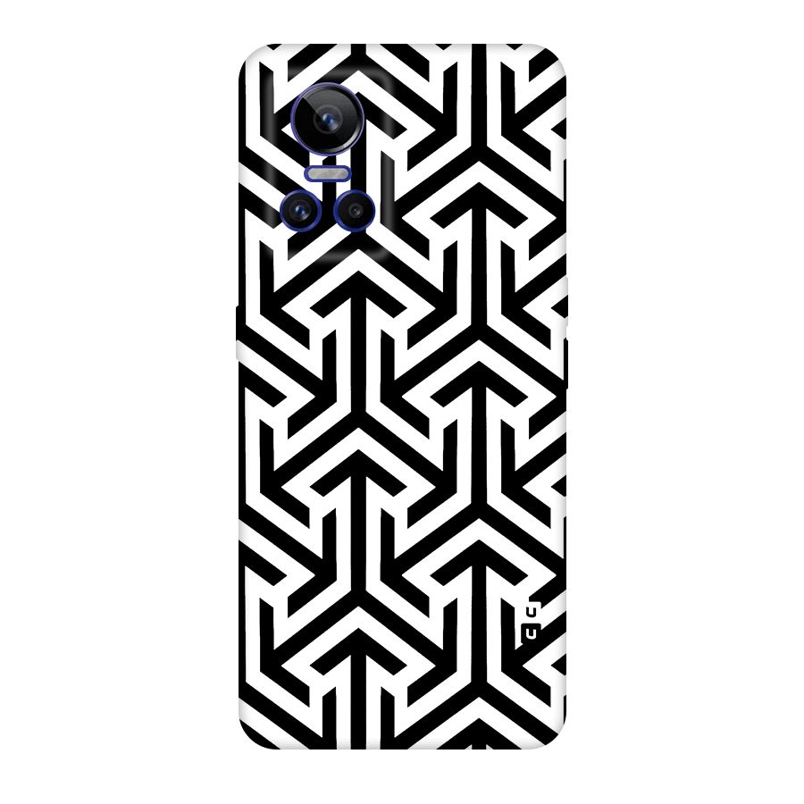 Abstract Triple Arrows Original Polycarbonate Back Case for Realme GT Neo 3