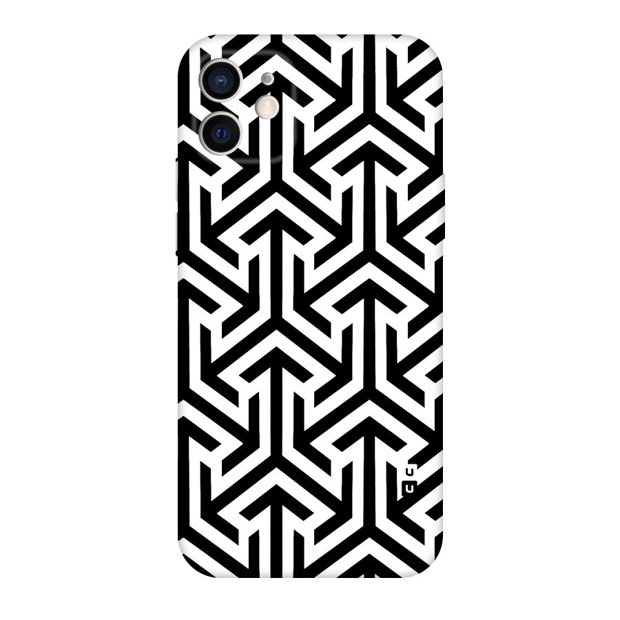 Abstract Triple Arrows Original Polycarbonate Back Case for iPhone 12