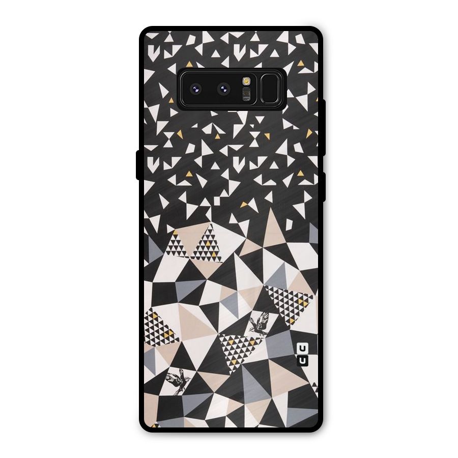 Abstract Varied Triangles Metal Back Case for Galaxy Note 8
