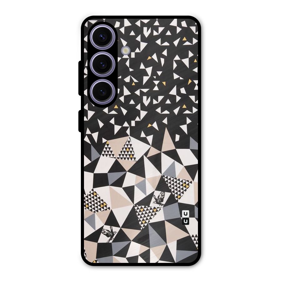 Abstract Varied Triangles Metal Back Case for Galaxy S24