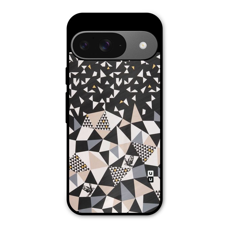Abstract Varied Triangles Metal Back Case for Google Pixel 9