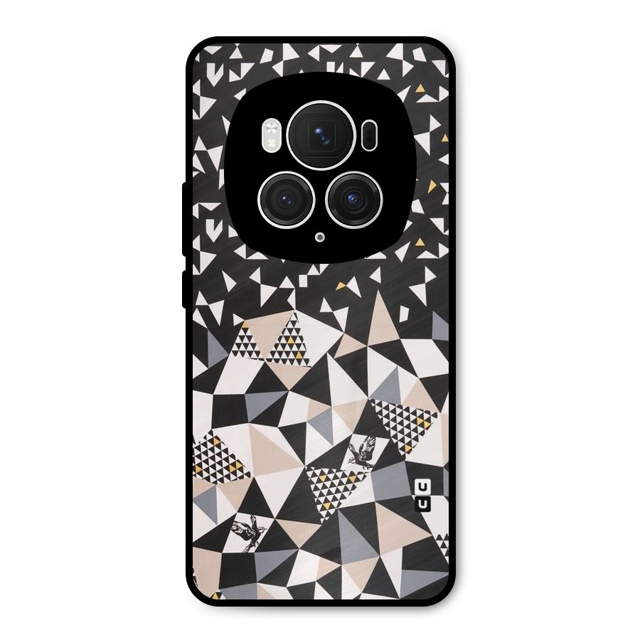 Abstract Varied Triangles Metal Back Case for Honor Magic6 Pro