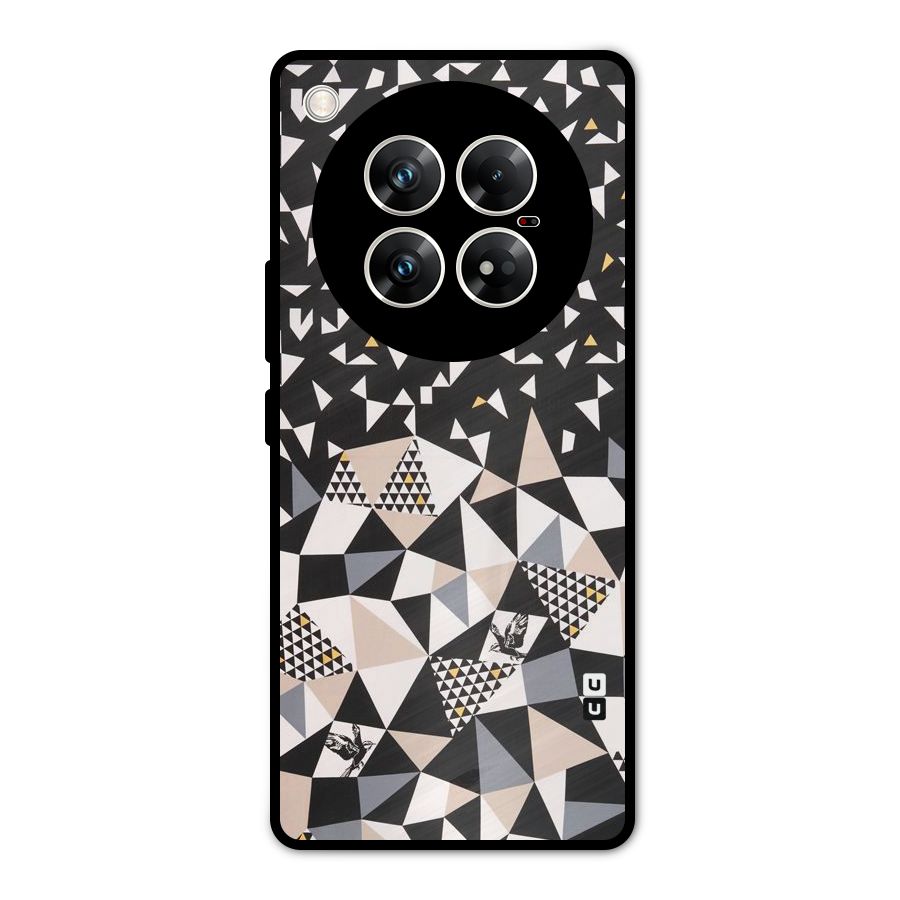 Abstract Varied Triangles Metal Back Case for Infinix Zero 40 5G