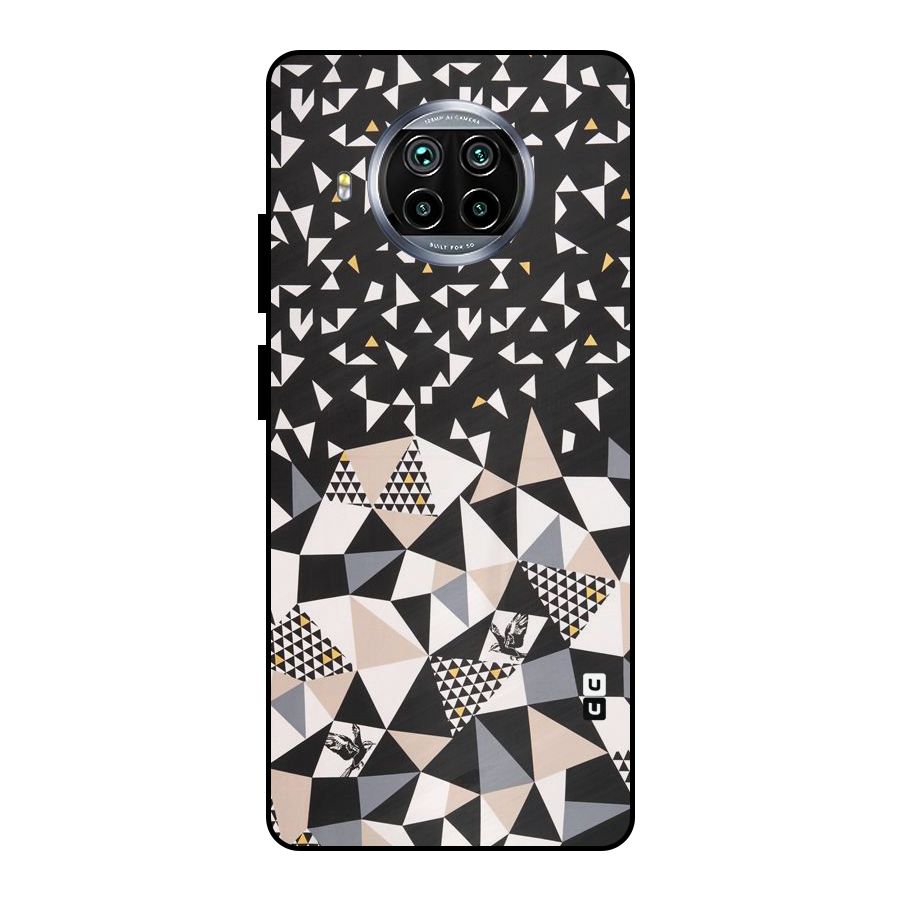 Abstract Varied Triangles Metal Back Case for Mi 10i