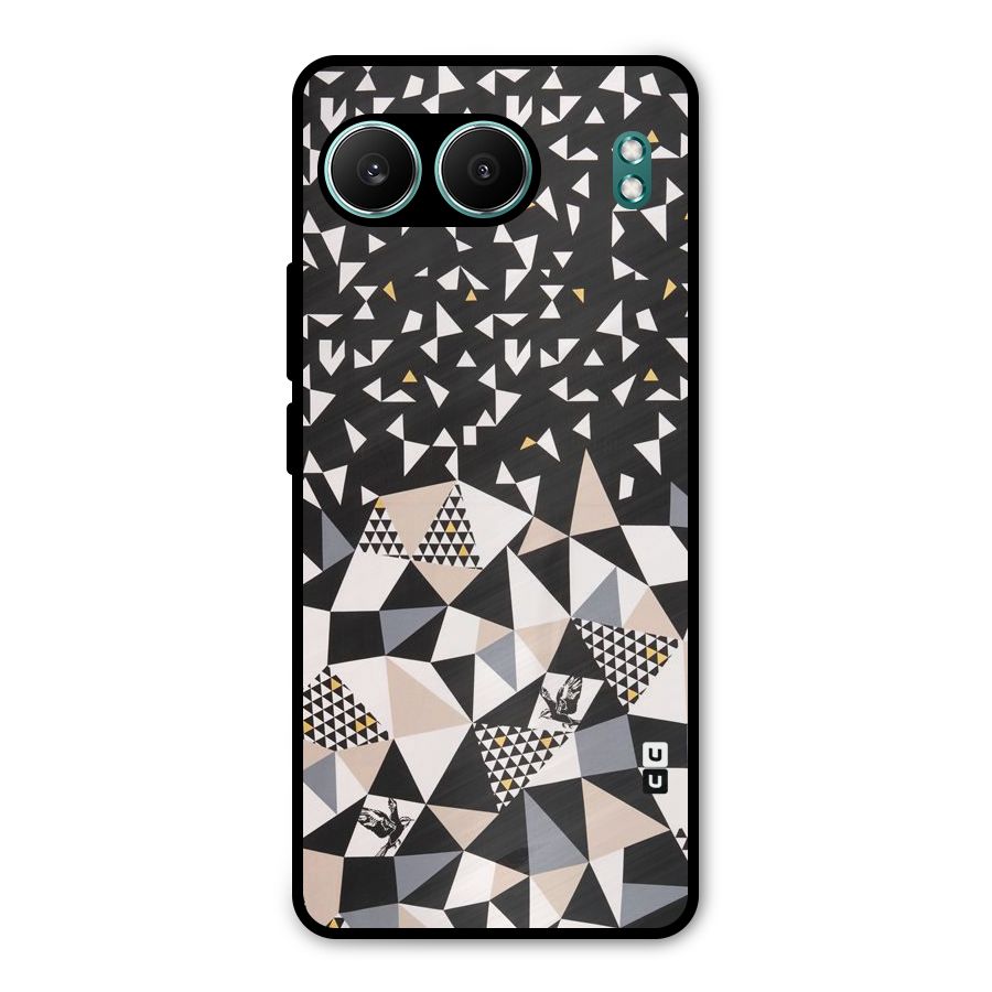 Abstract Varied Triangles Metal Back Case for OnePlus Nord 4