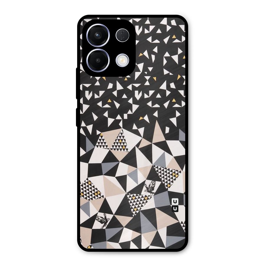 Abstract Varied Triangles Metal Back Case for Oppo K13