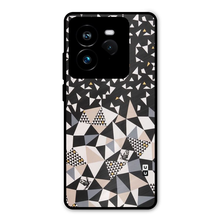 Abstract Varied Triangles Metal Back Case for Realme GT 7 Pro