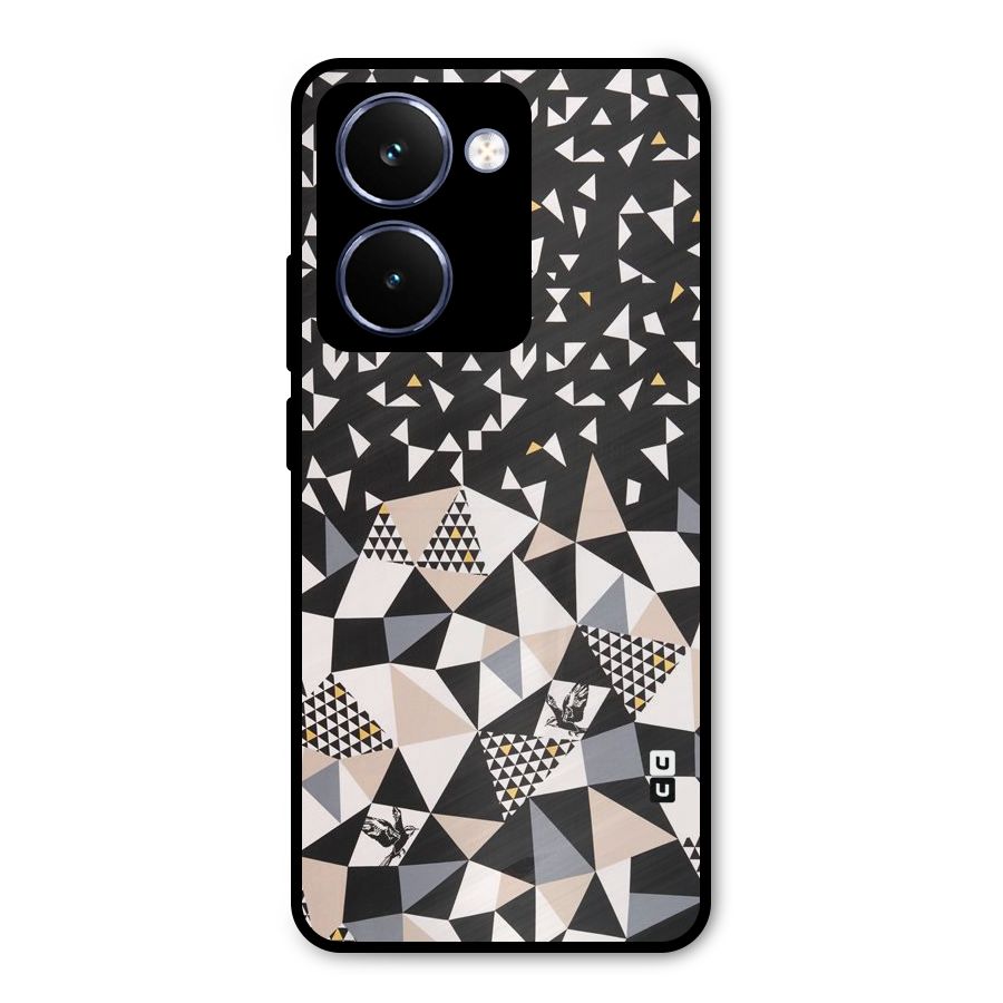 Abstract Varied Triangles Metal Back Case for Realme P3 Ultra