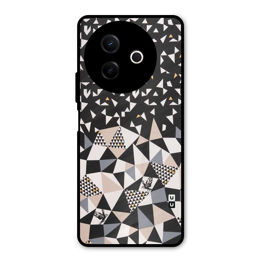 Abstract Varied Triangles Metal Back Case for Vivo Y39