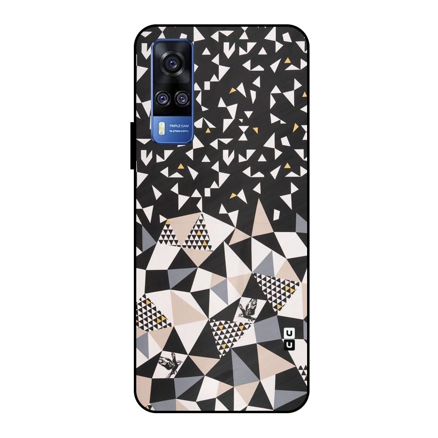Abstract Varied Triangles Metal Back Case for Vivo Y51
