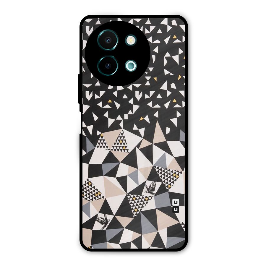Abstract Varied Triangles Metal Back Case for Vivo Y58