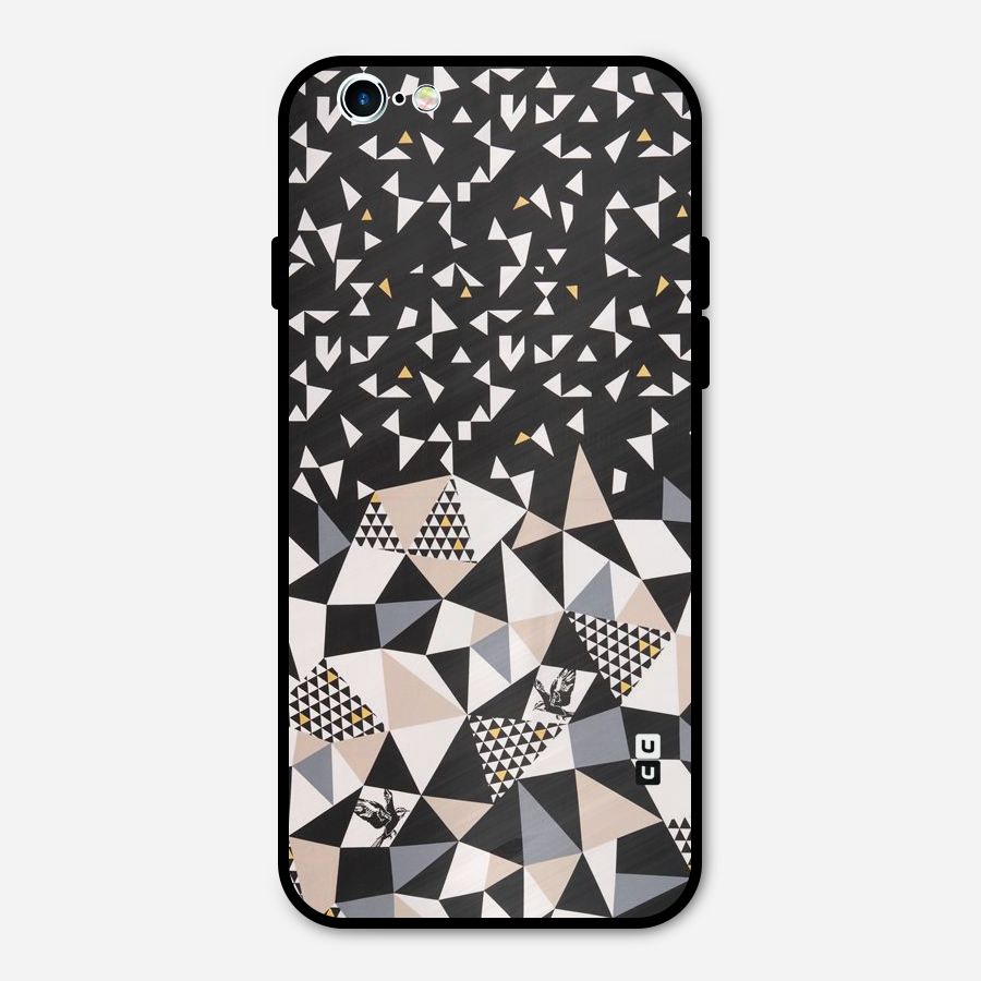 Abstract Varied Triangles Metal Back Case for iPhone 6 6s