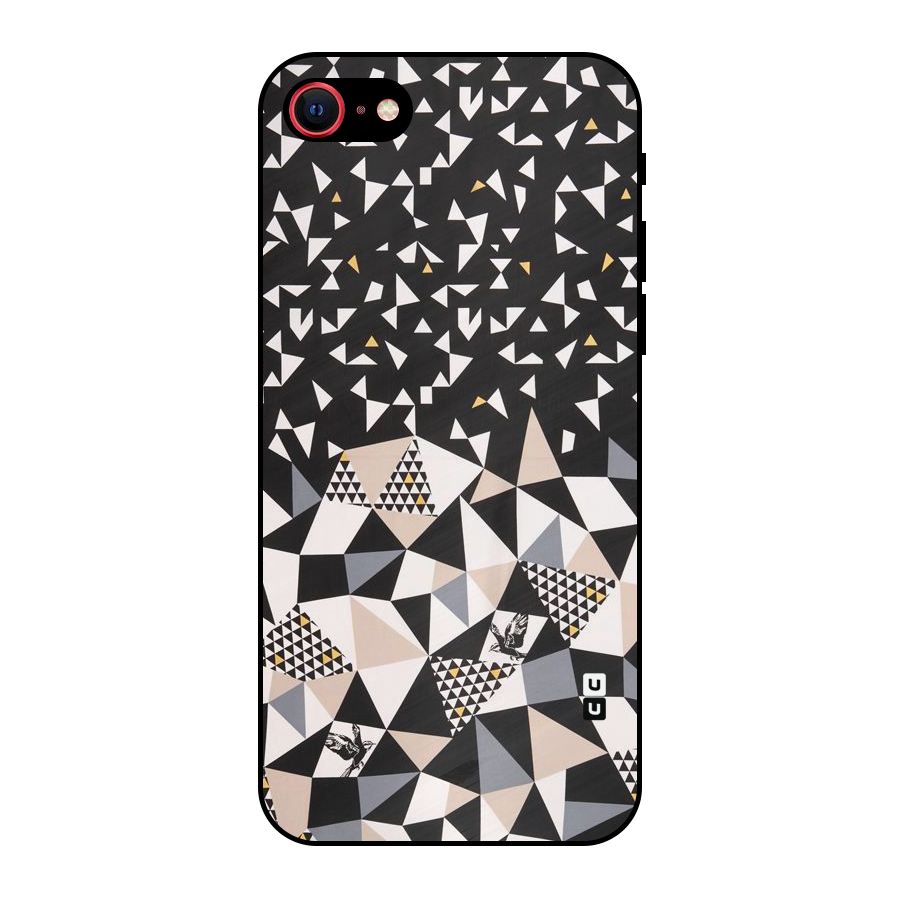 Abstract Varied Triangles Metal Back Case for iPhone 7