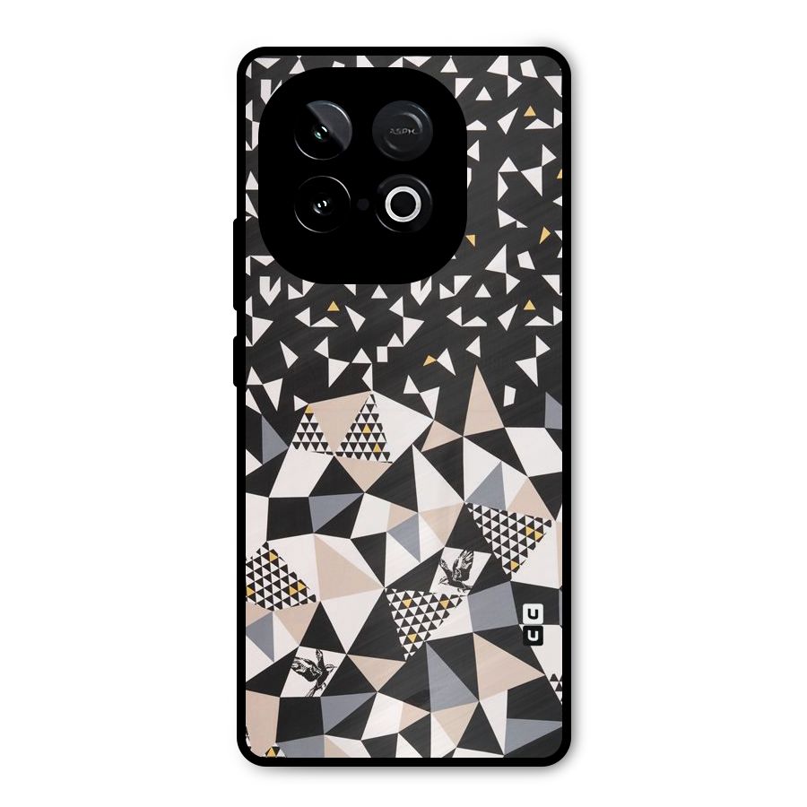 Abstract Varied Triangles Metal Back Case for iQOO Neo 10