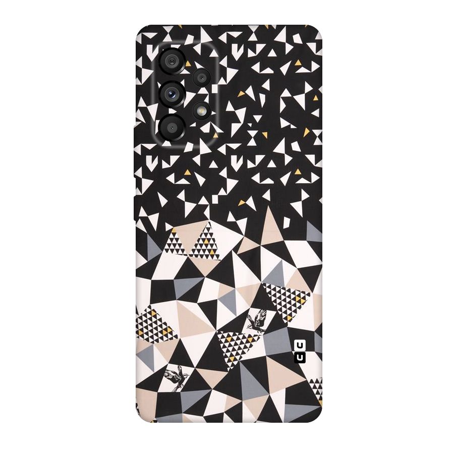 Abstract Varied Triangles Original Polycarbonate Back Case for Galaxy A53 5G