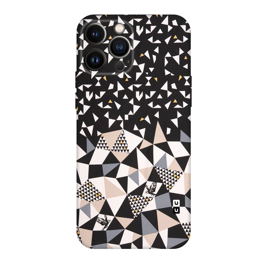 Abstract Varied Triangles Original Polycarbonate Back Case for iPhone 13 Pro Max