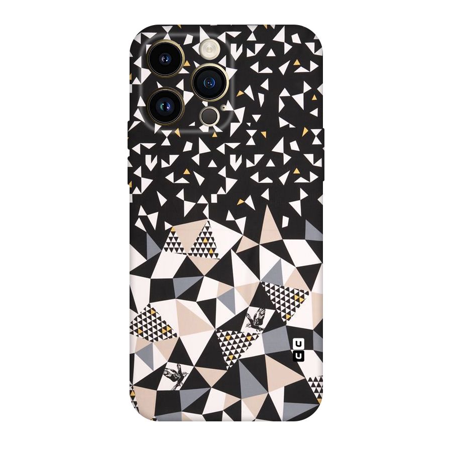 Abstract Varied Triangles Original Polycarbonate Back Case for iPhone 14 Pro Max