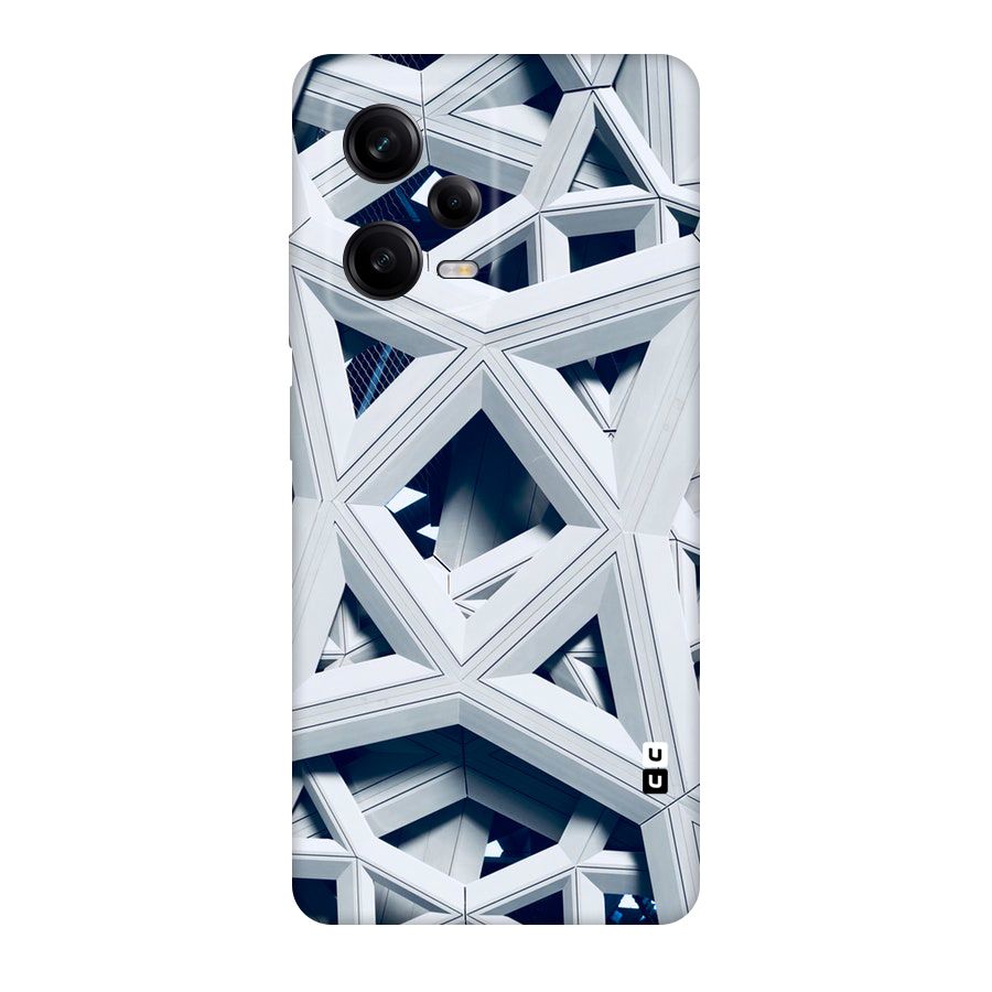 Abstract White Lines Original Polycarbonate Back Case for Redmi Note 12 Pro