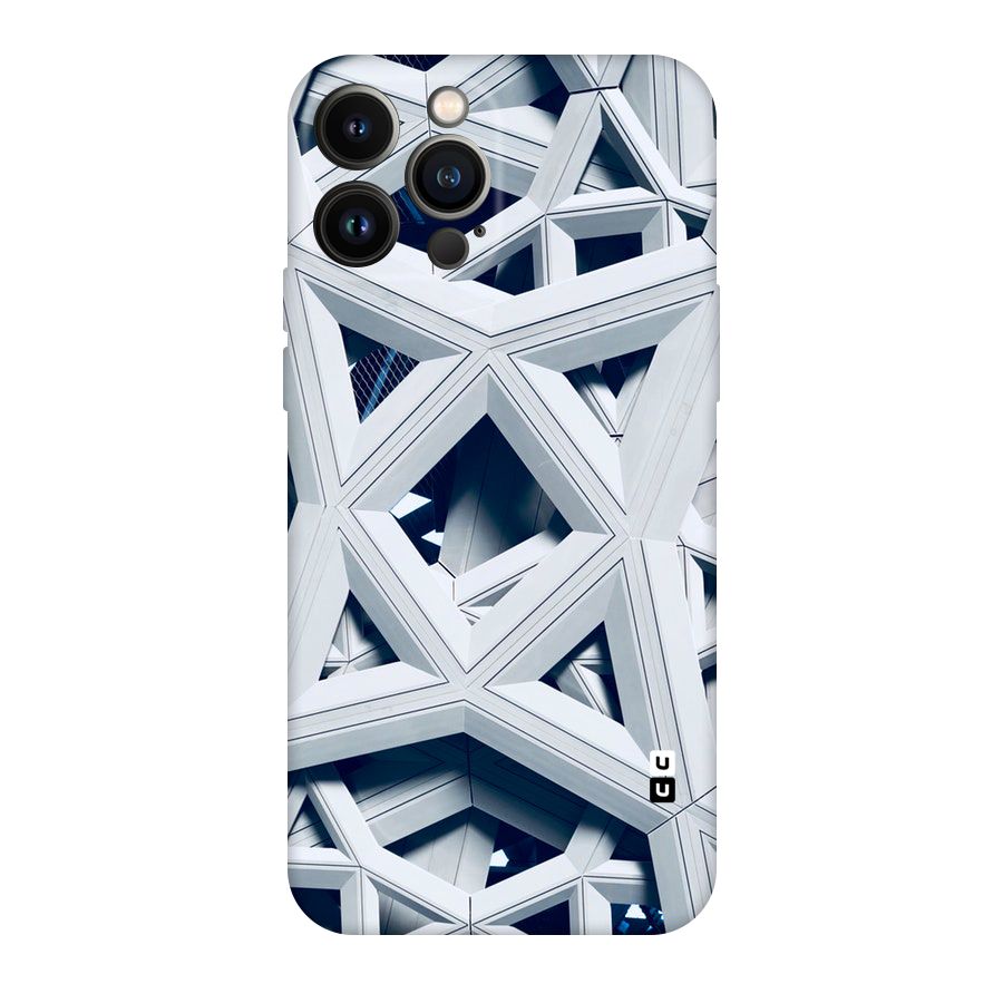 Abstract White Lines Original Polycarbonate Back Case for iPhone 13 Pro Max