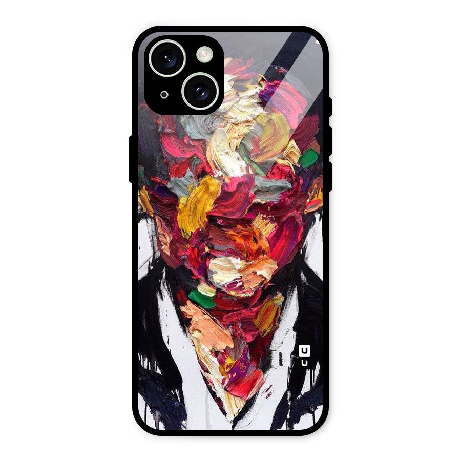 Acrylic Face Glass Back Case for iPhone 15 Plus