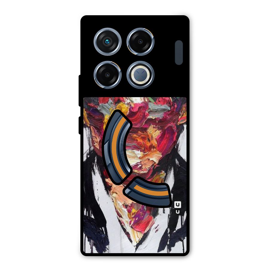 Acrylic Face Metal Back Case for Infinix GT 20 Pro