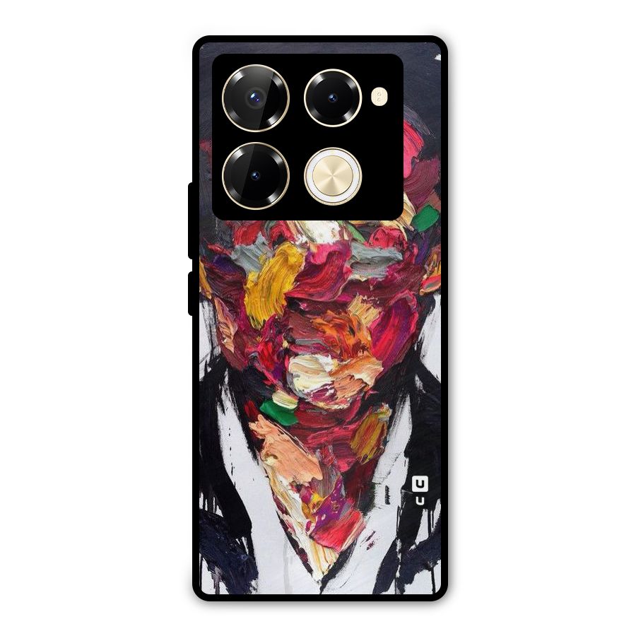 Acrylic Face Metal Back Case for Infinix Note 40 Pro Plus