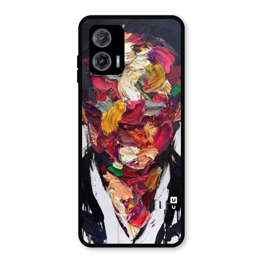 Acrylic Face Metal Back Case for Moto G73