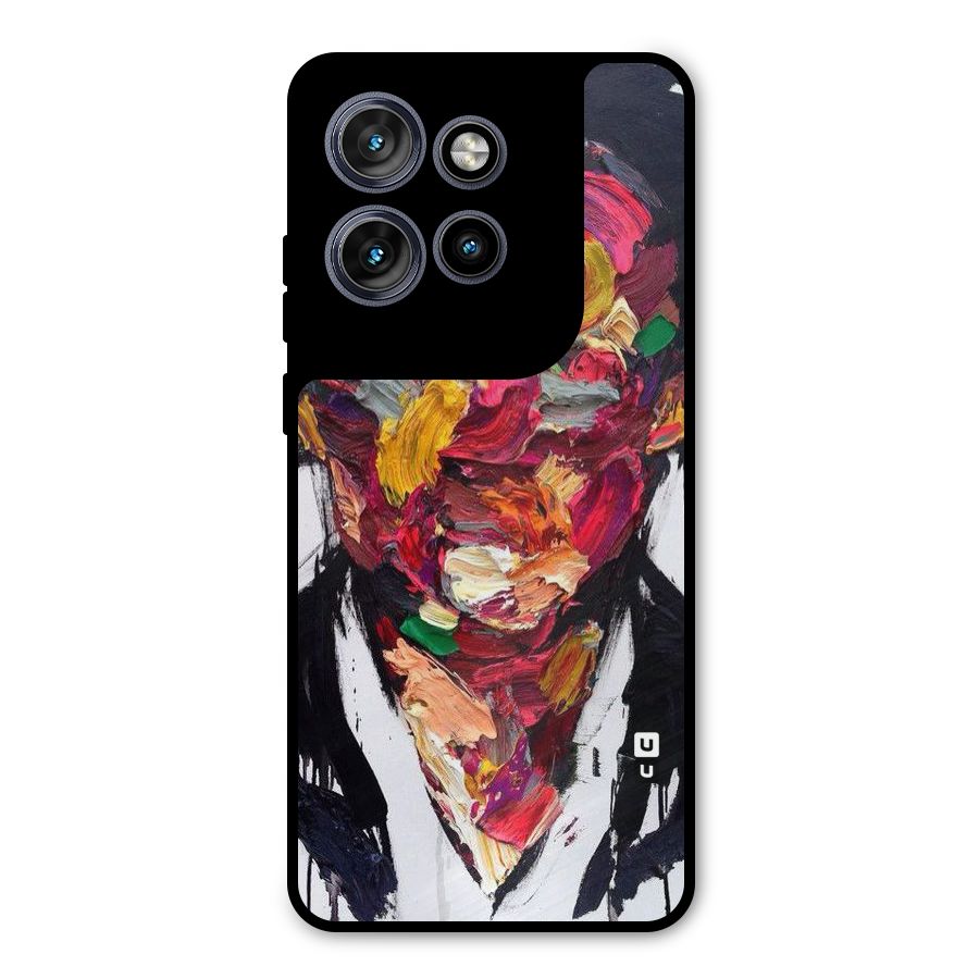 Acrylic Face Metal Back Case for Motorola Edge 50 Neo