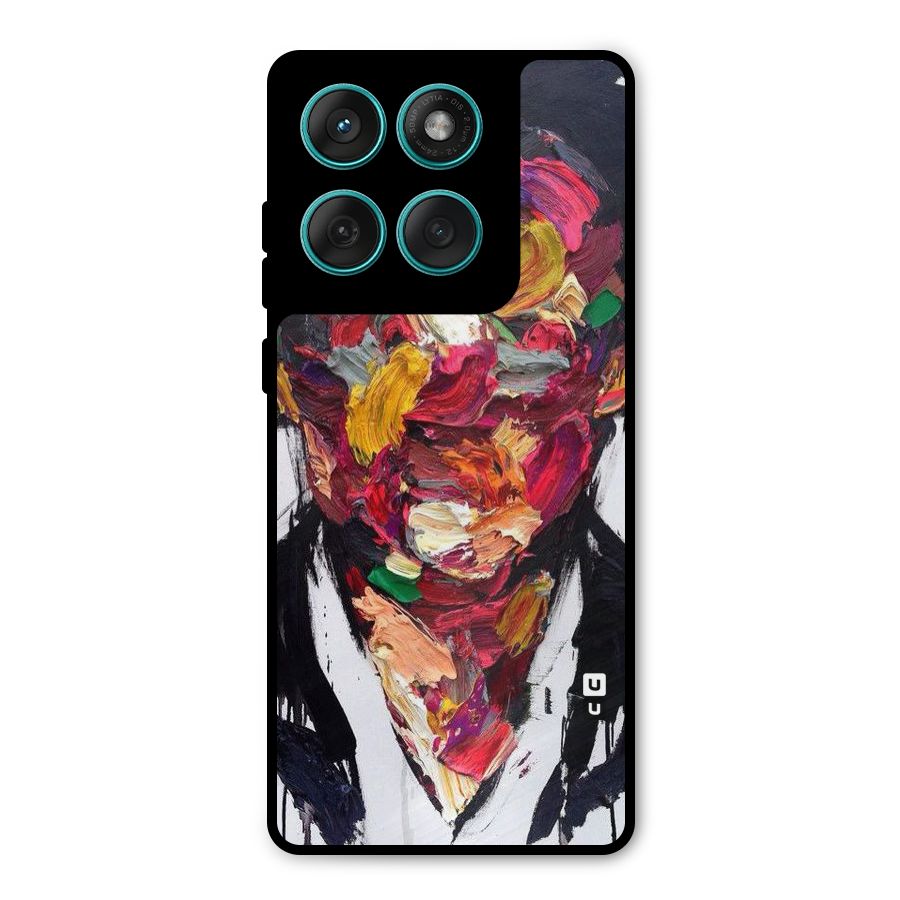 Acrylic Face Metal Back Case for Motorola Edge 60