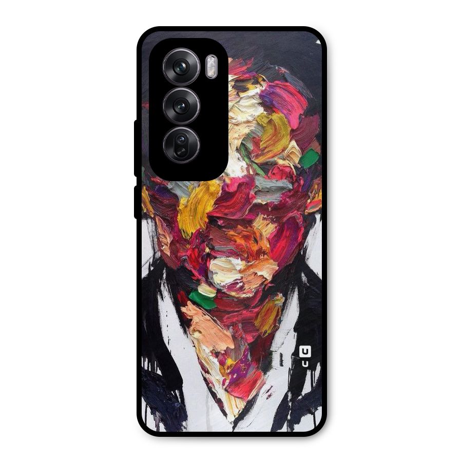 Acrylic Face Metal Back Case for Oppo Reno12 Pro
