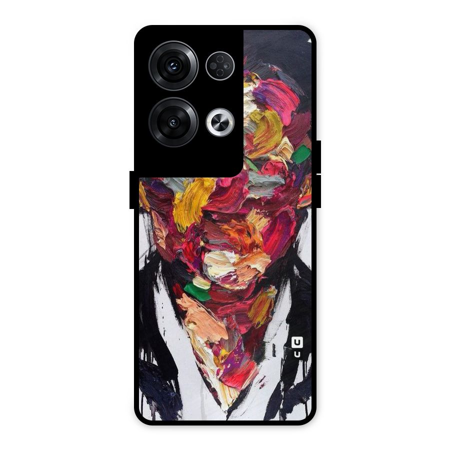 Acrylic Face Metal Back Case for Oppo Reno8 Pro 5G