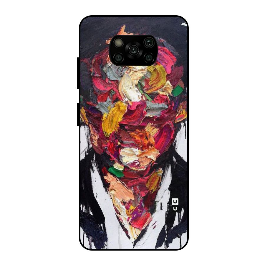 Acrylic Face Metal Back Case for Poco X3