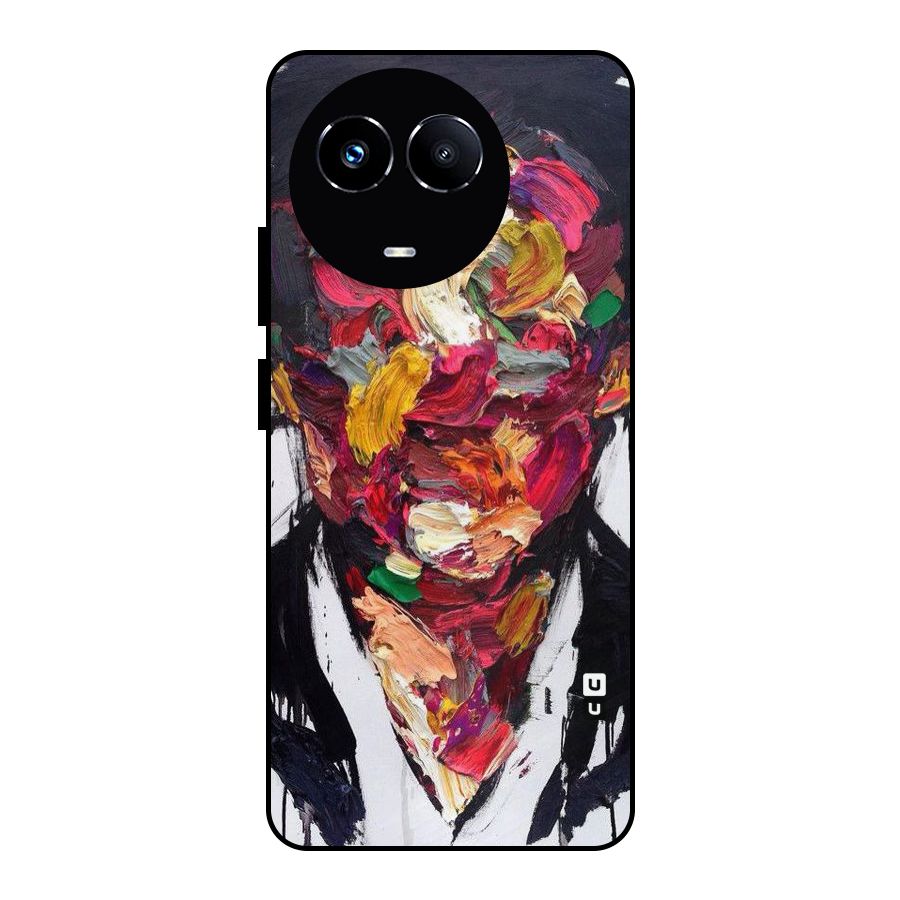 Acrylic Face Metal Back Case for Realme 11X