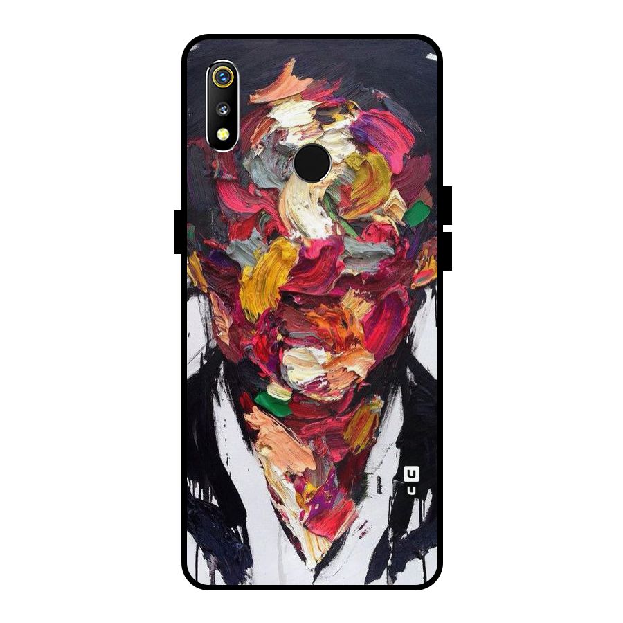 Acrylic Face Metal Back Case for Realme 3i
