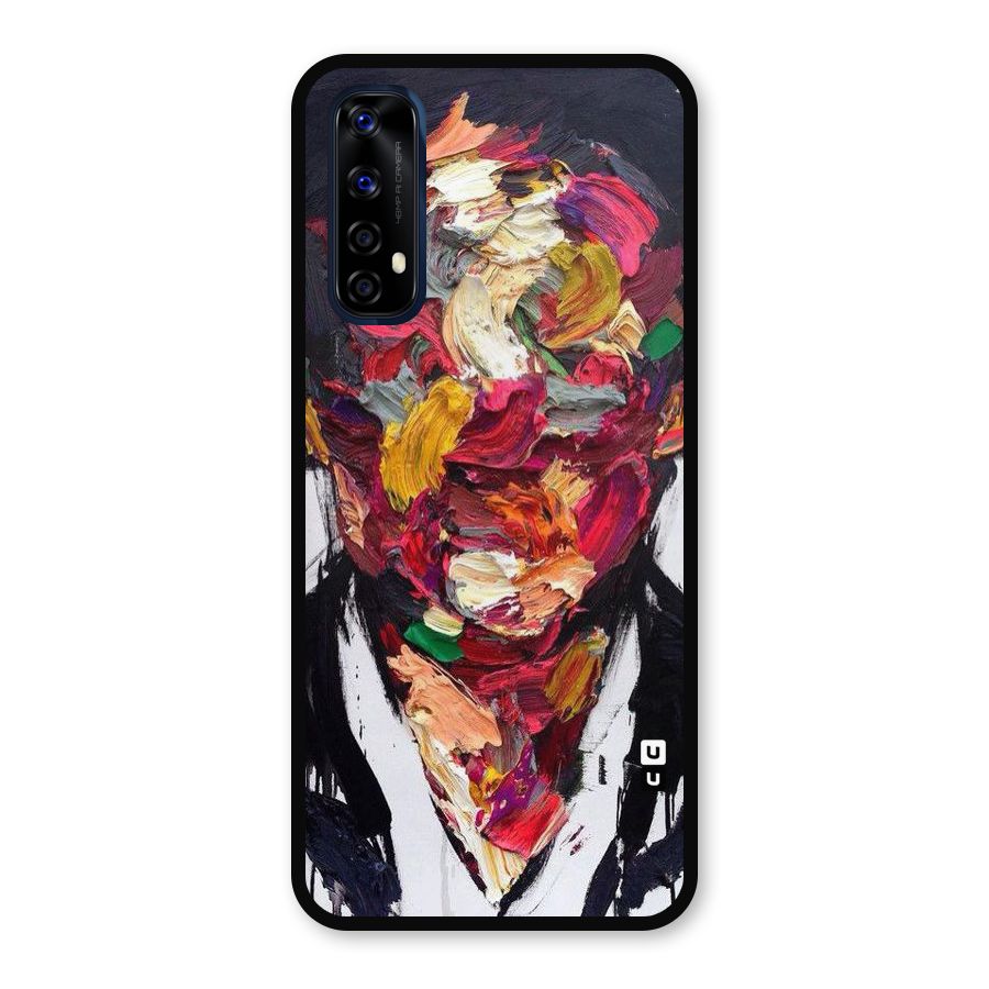 Acrylic Face Metal Back Case for Realme 7