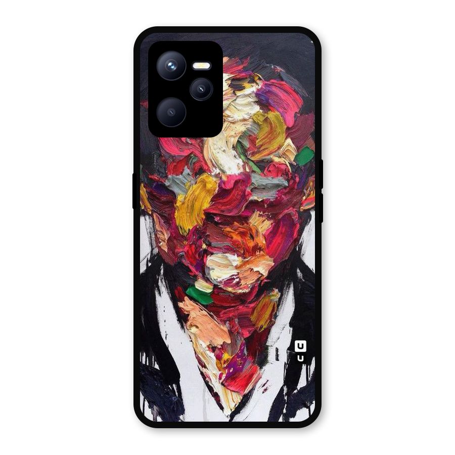 Acrylic Face Metal Back Case for Realme C35