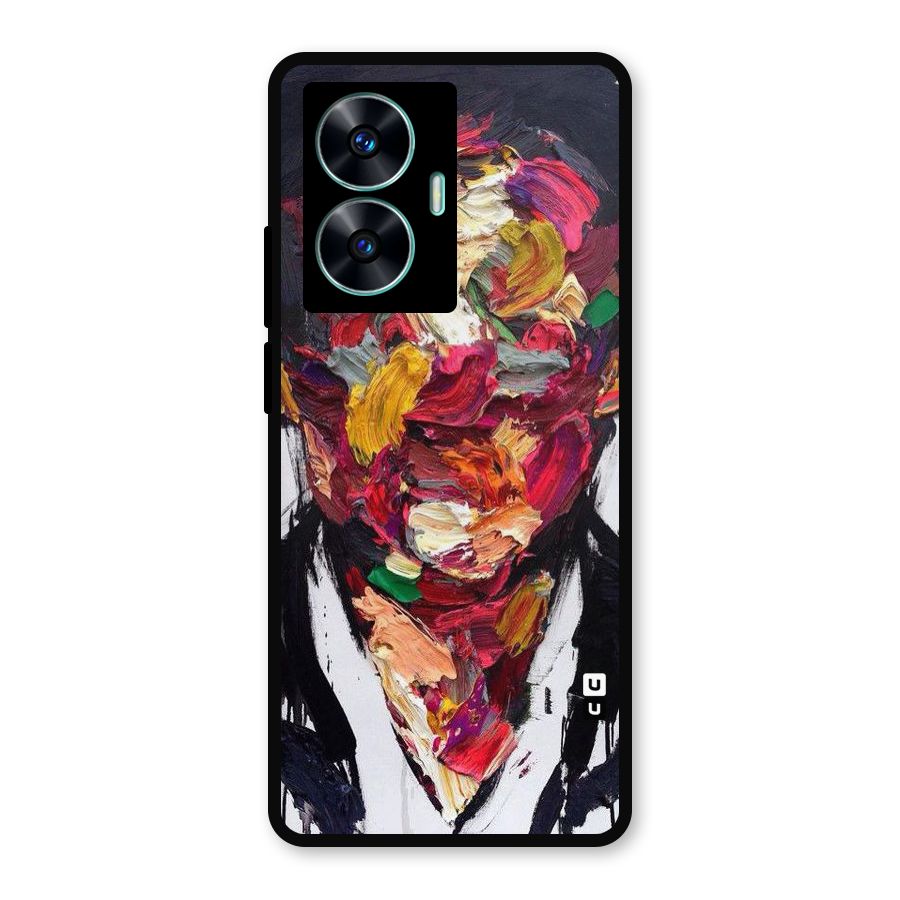 Acrylic Face Metal Back Case for Realme Narzo N55